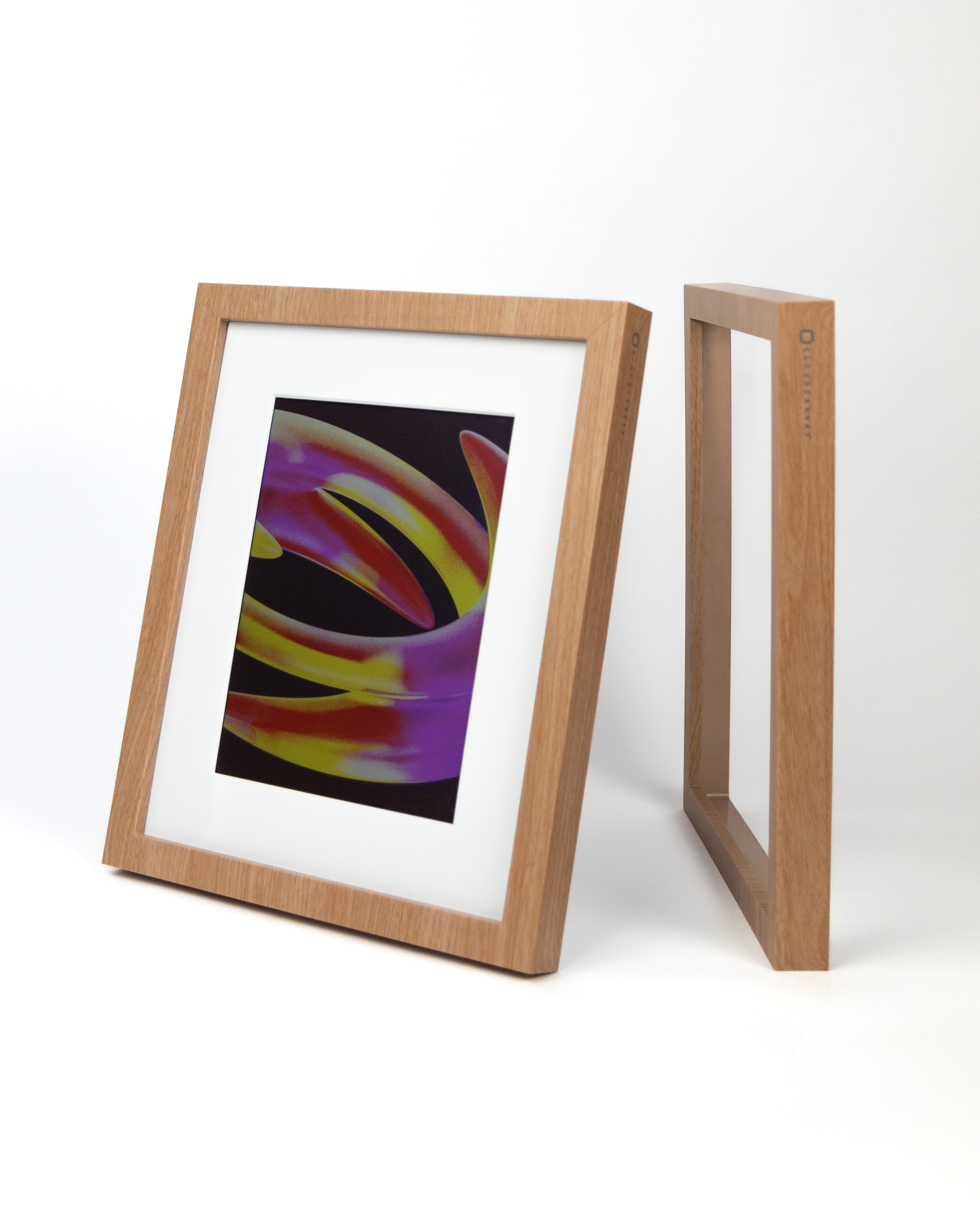 Two wood Cloud Canvas frames displayed together #wood #2_canvas_bundle