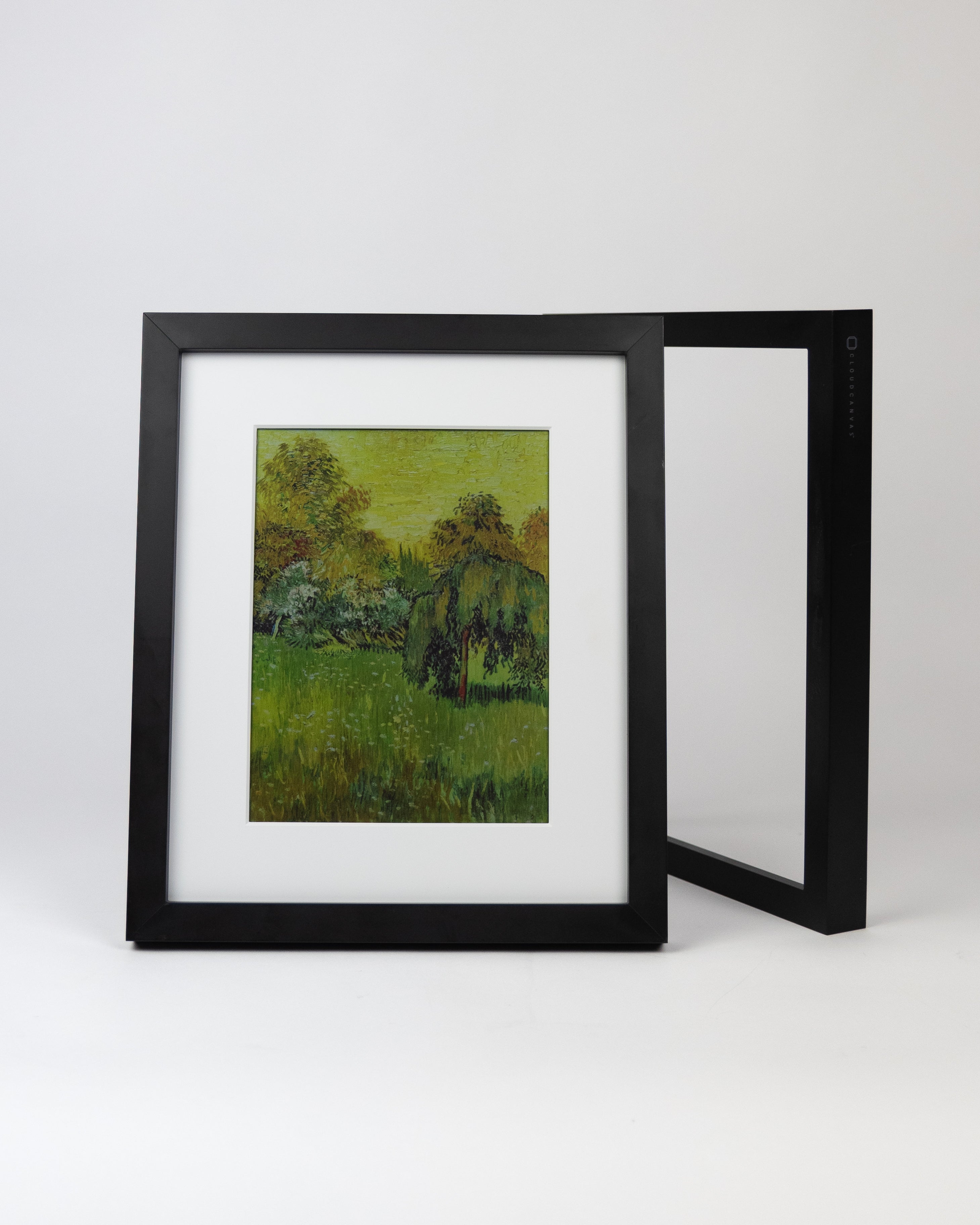 Two black Cloud Canvas frames displayed together #black #2_canvas_bundle