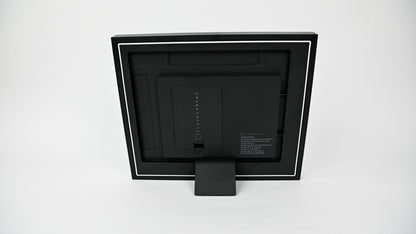 Black picture frame on a white background #black