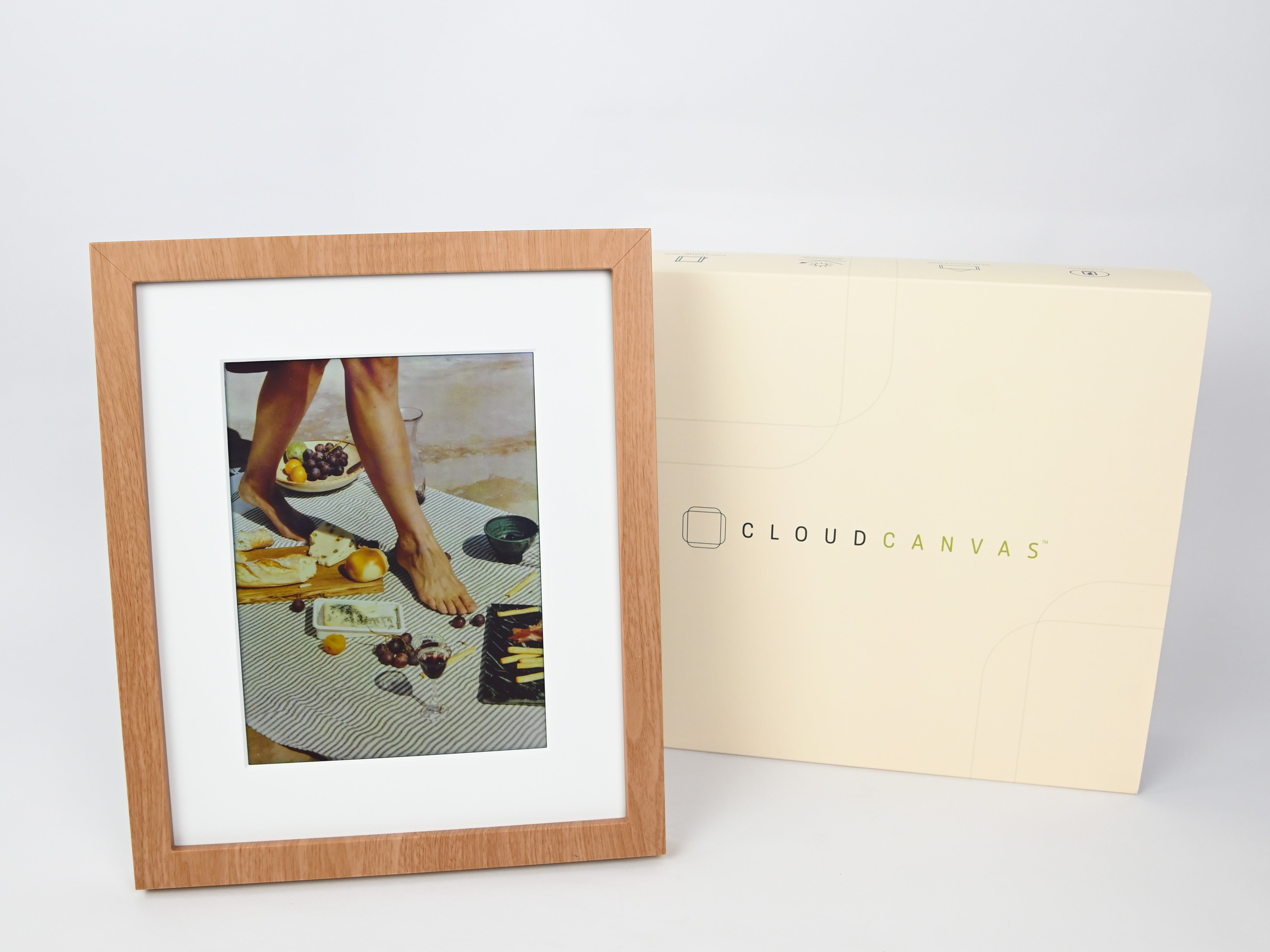 Cloud Canvas box and frame. #wood