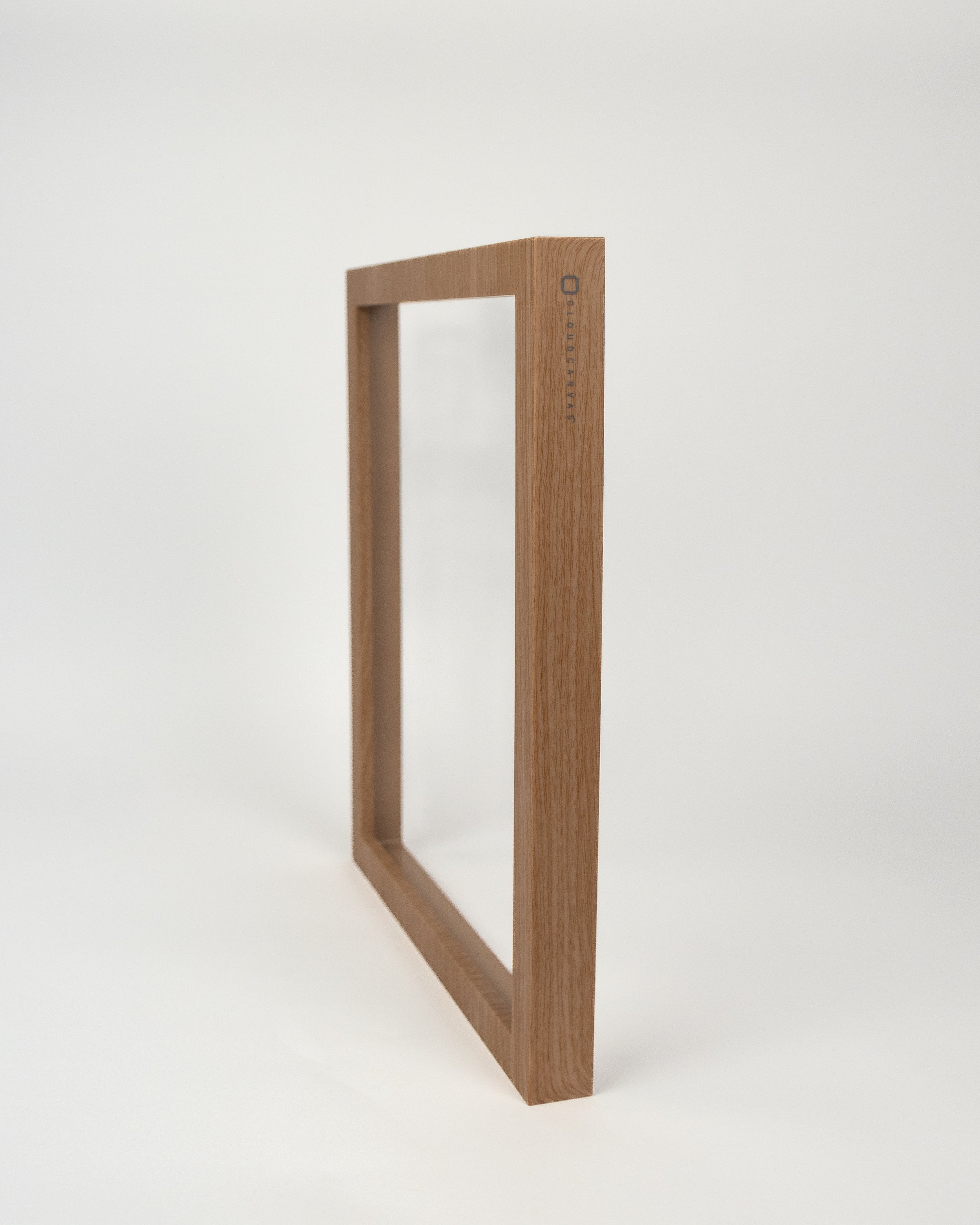 Wooden frame on a white background #wood