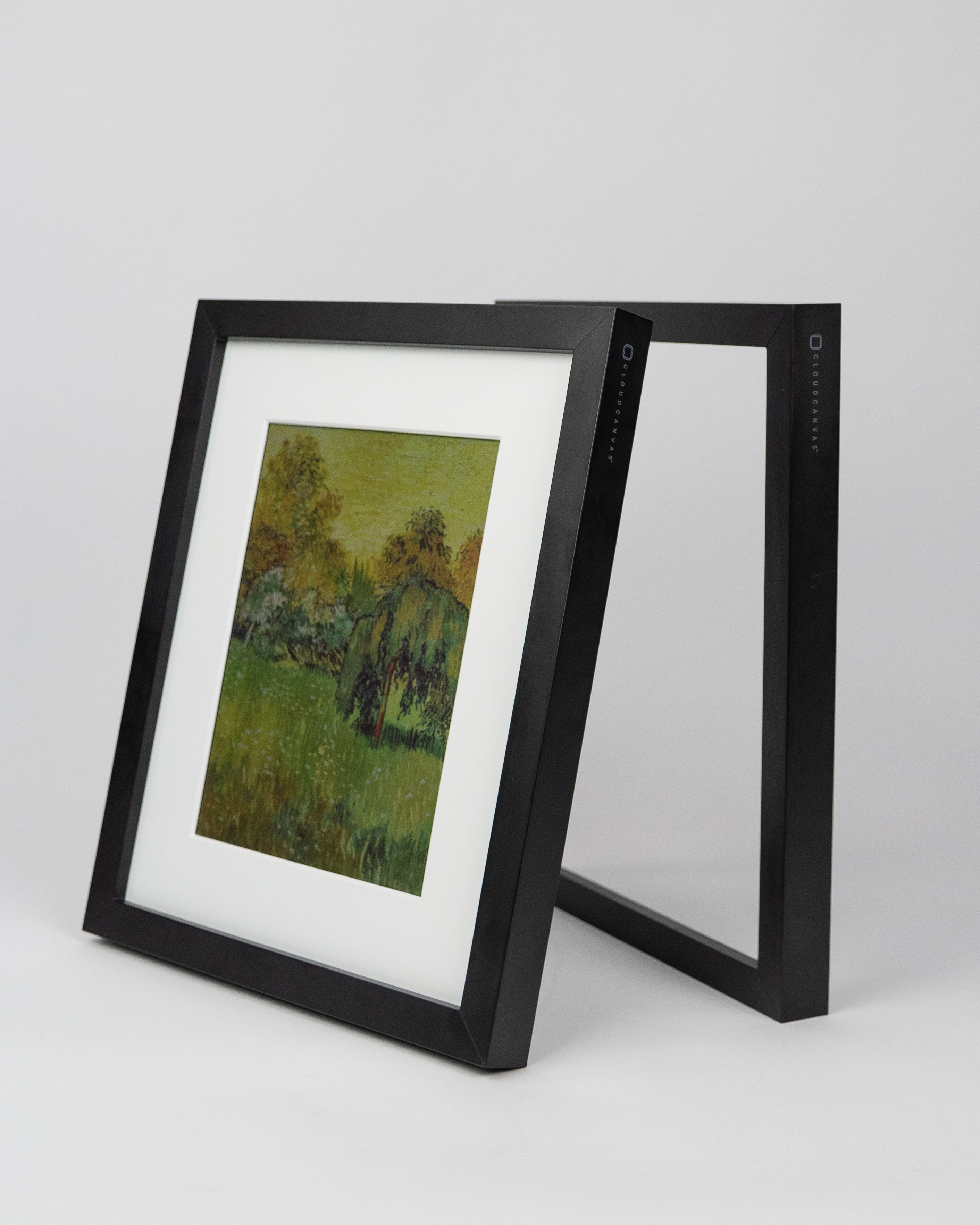 Two black Cloud Canvas frames displayed together #black #2_canvas_bundle